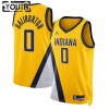 Dres Indiana Pacers Tyrese Haliburton 0 Jordan 2022-23 Statement Edition Navy Swingman - Dječji
